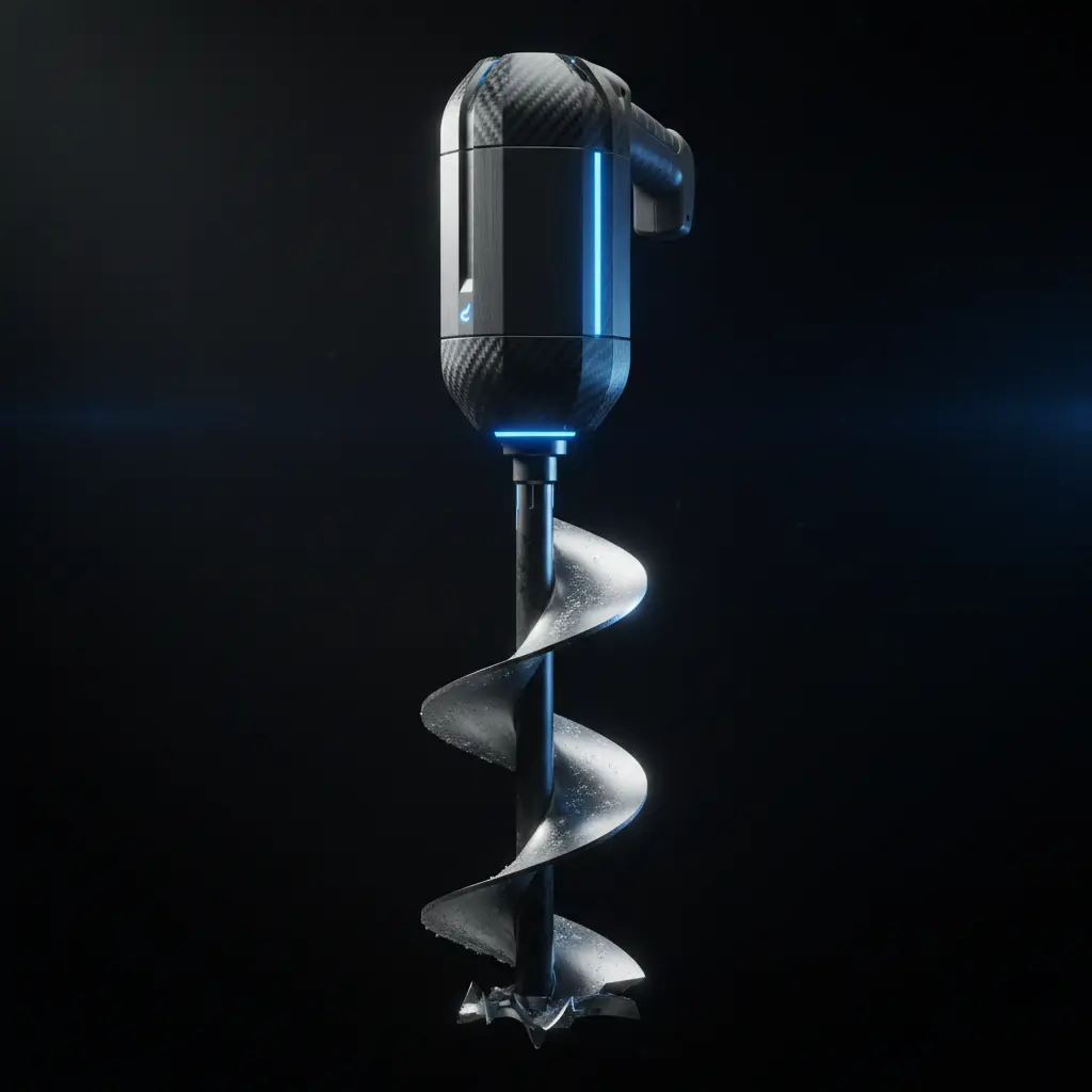 High-tech motorized ice auger