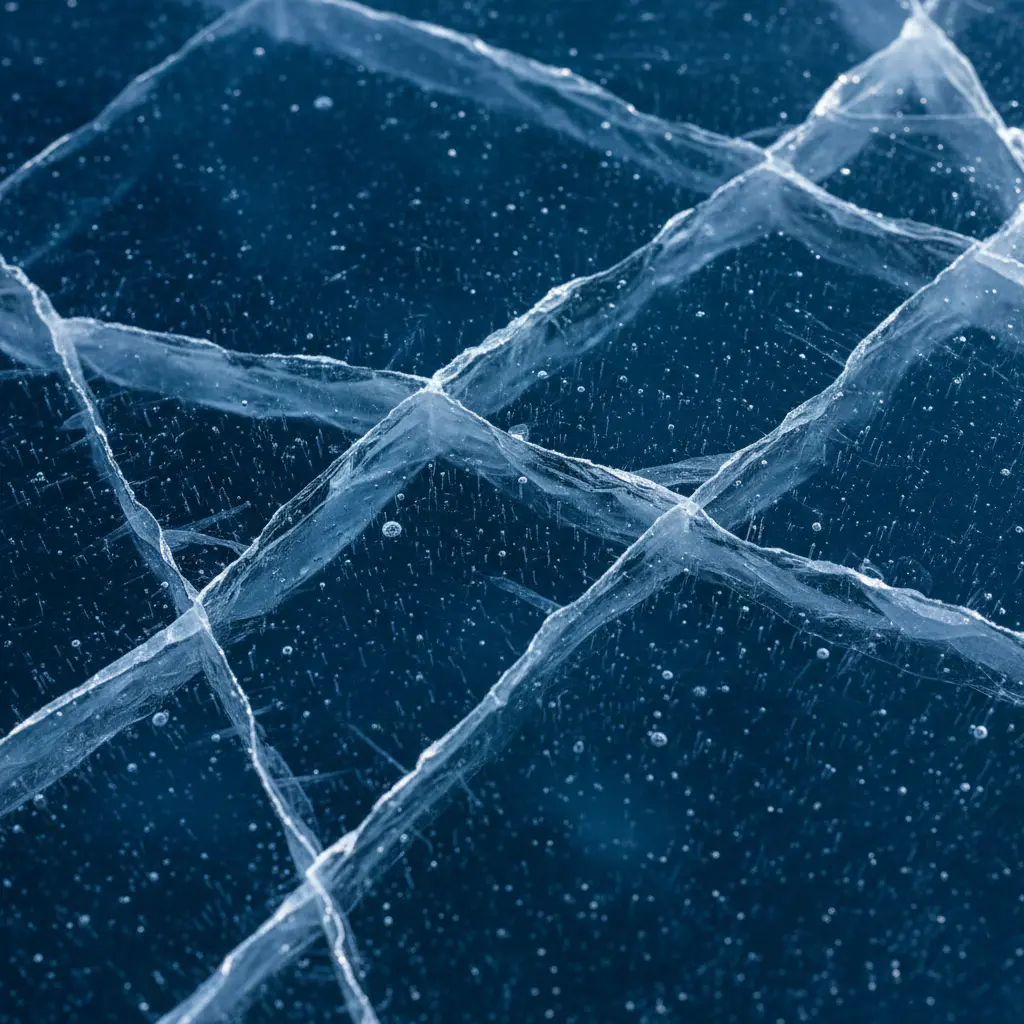 Macro ice texture